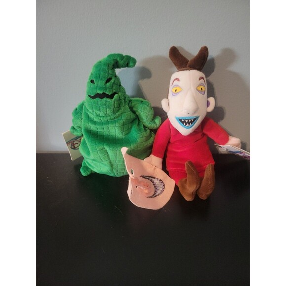 Disney Store Nightmare Before Christmas 8” Oogie Boogie & Lock 8" Plush Bean Bag - Picture 1 of 3